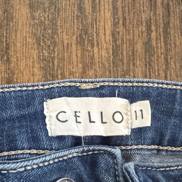 Cello Women's Ripped Dark Blue Skinny Jeans - Picture 3 of 4